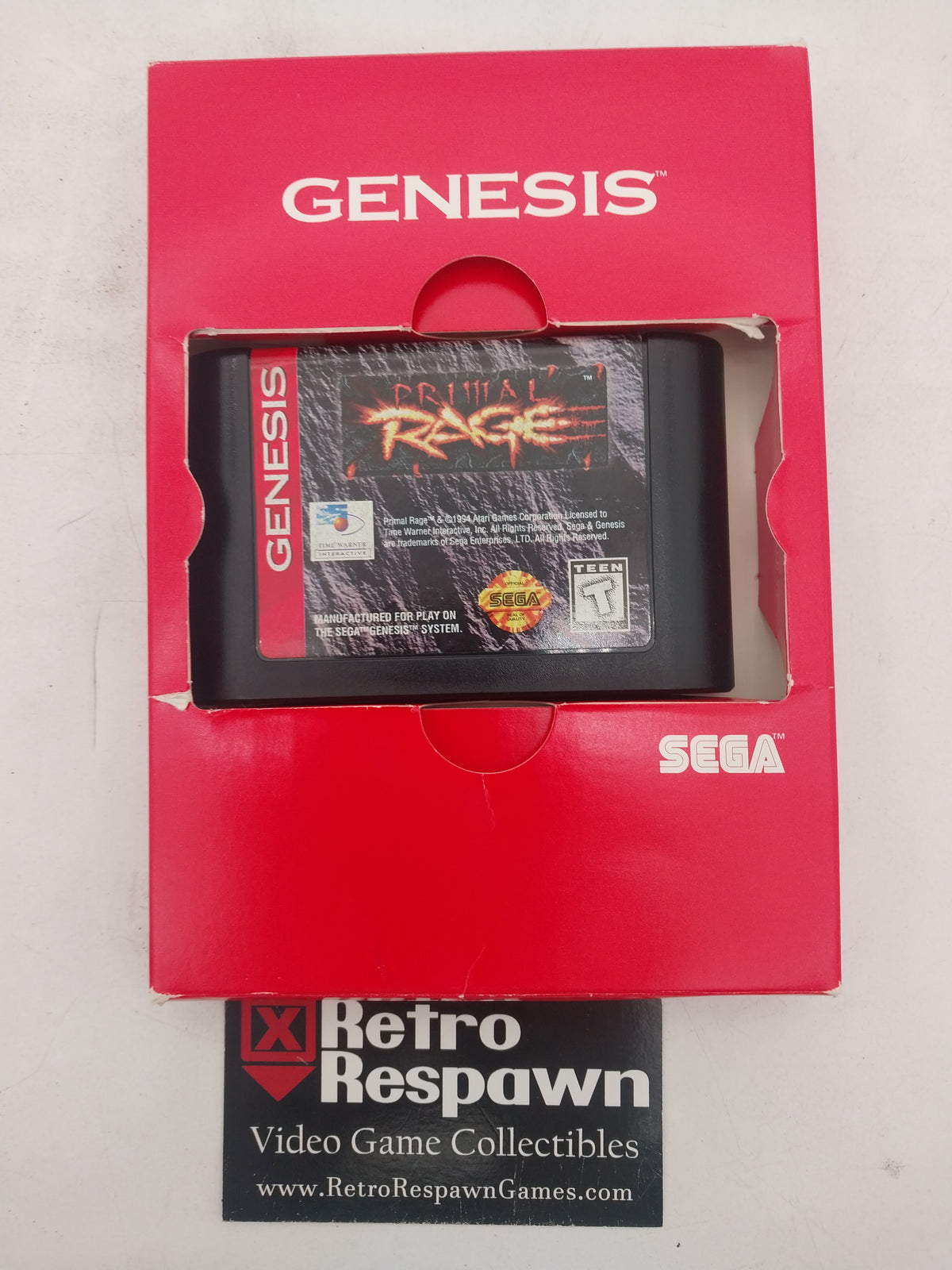 Primal Rage - Sega Genesis (Missing Manual)