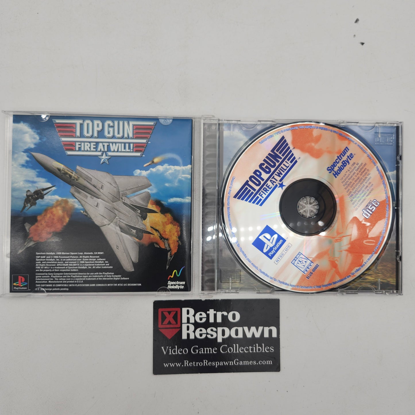 Top Gun Fire at Will - Playstation (Complete)