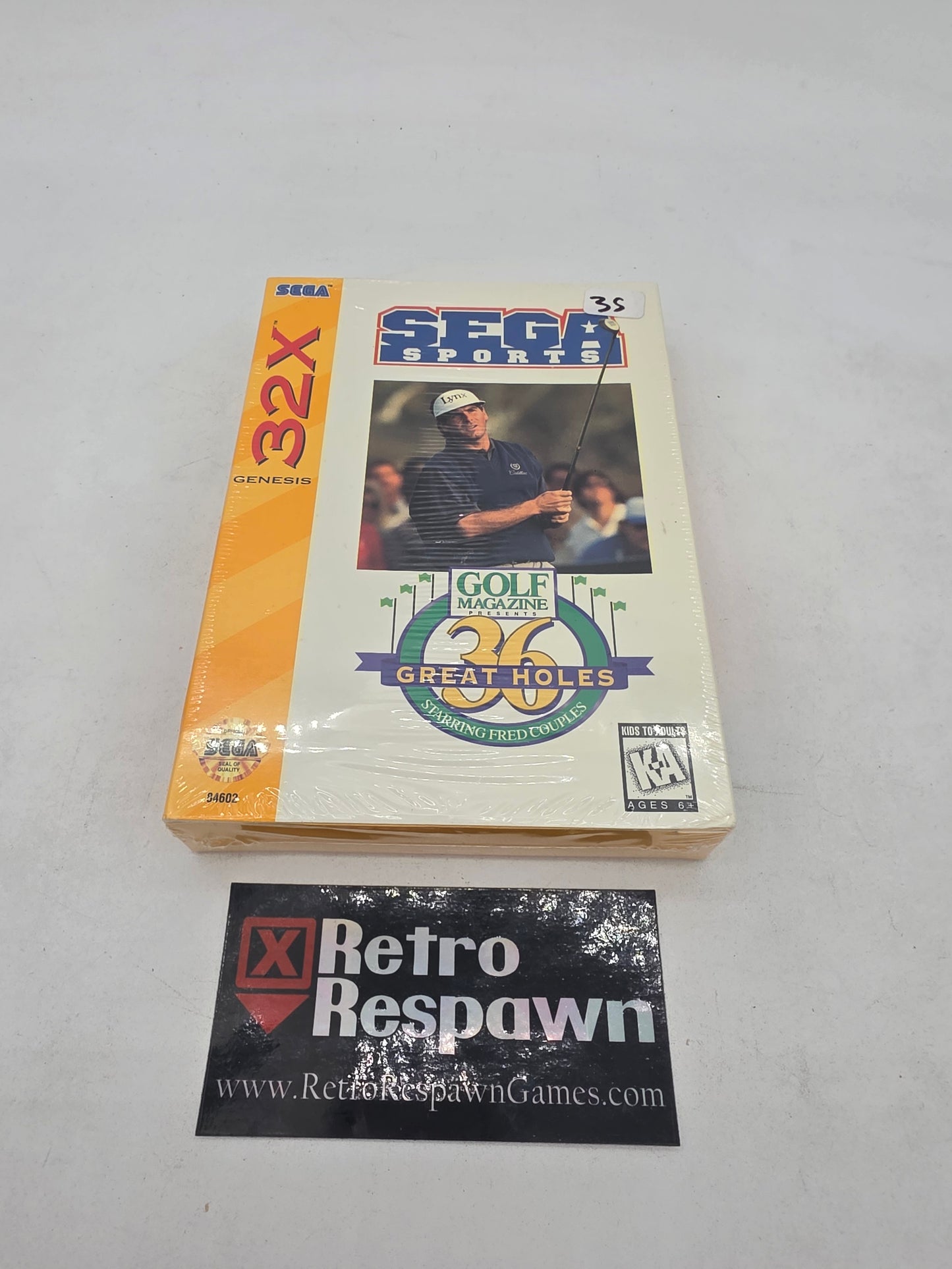 36 Great Holes Starring Fred Couples - Sega 32X (Sealed)