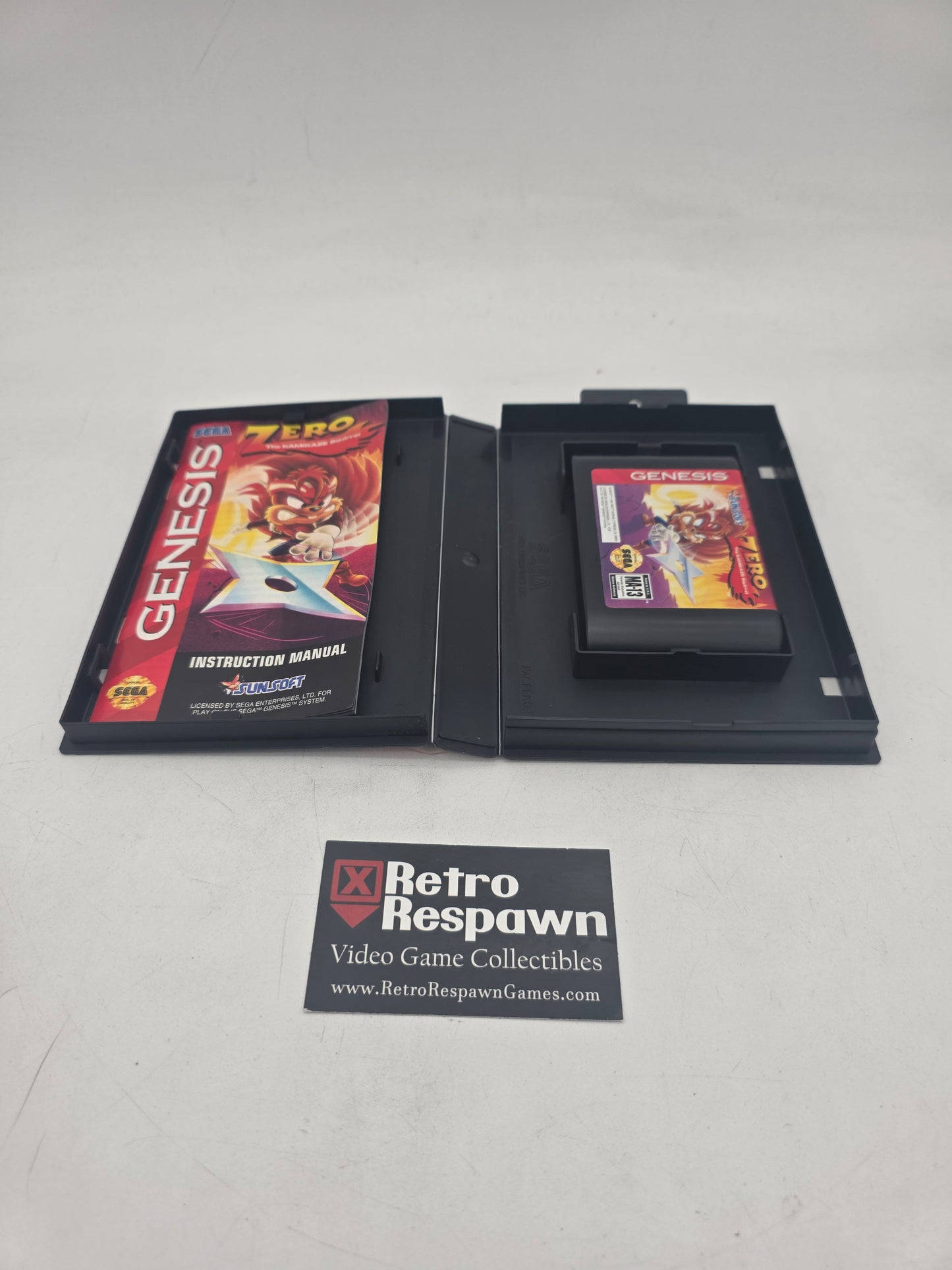 Zero the Kamikaze Squirrel - Sega Genesis (Complete)