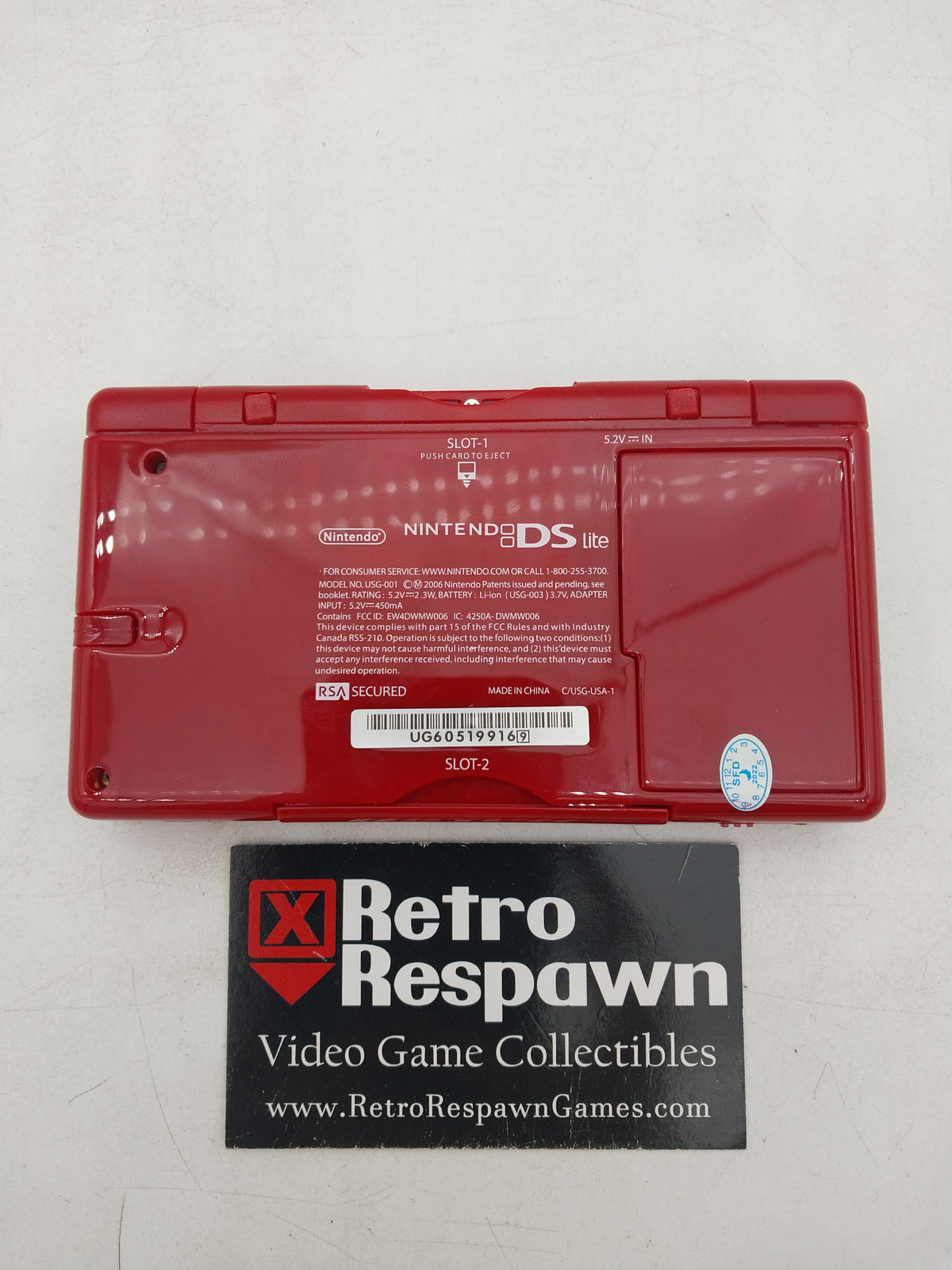 Red Mario Reshell Nintendo DS Lite- Nintendo DS (Console + Charger)
