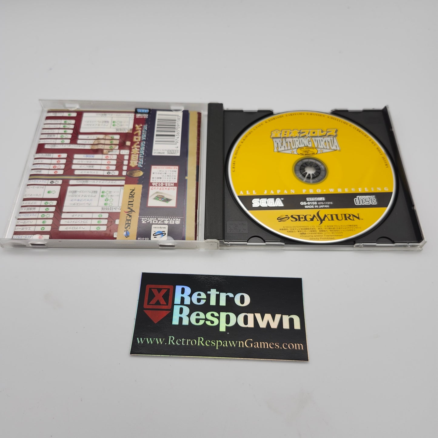 JP All Japan Pro Wrestling Featuring Virtua - JP Sega Saturn (Complete)