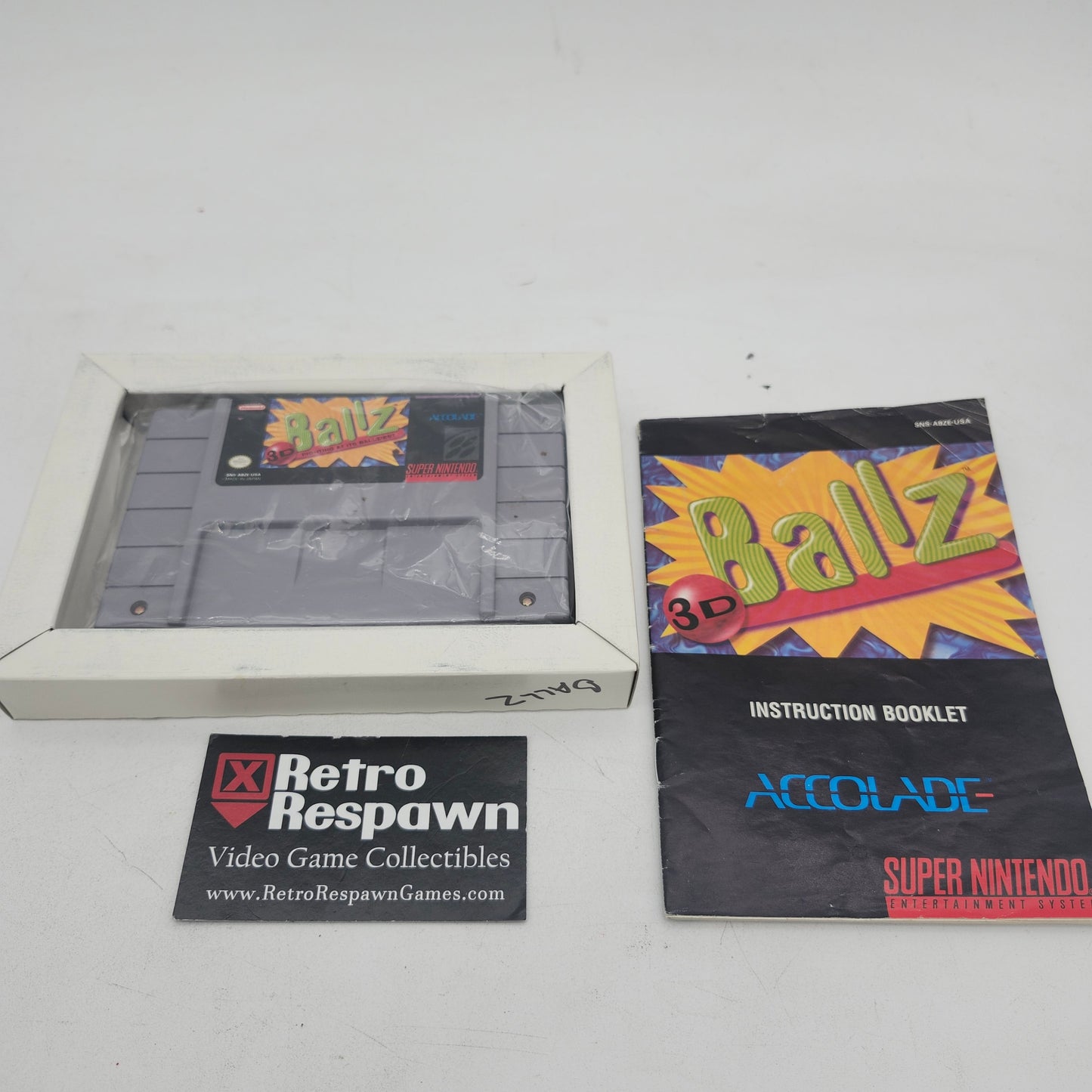 Ballz 3D - Super Nintendo (Complete)