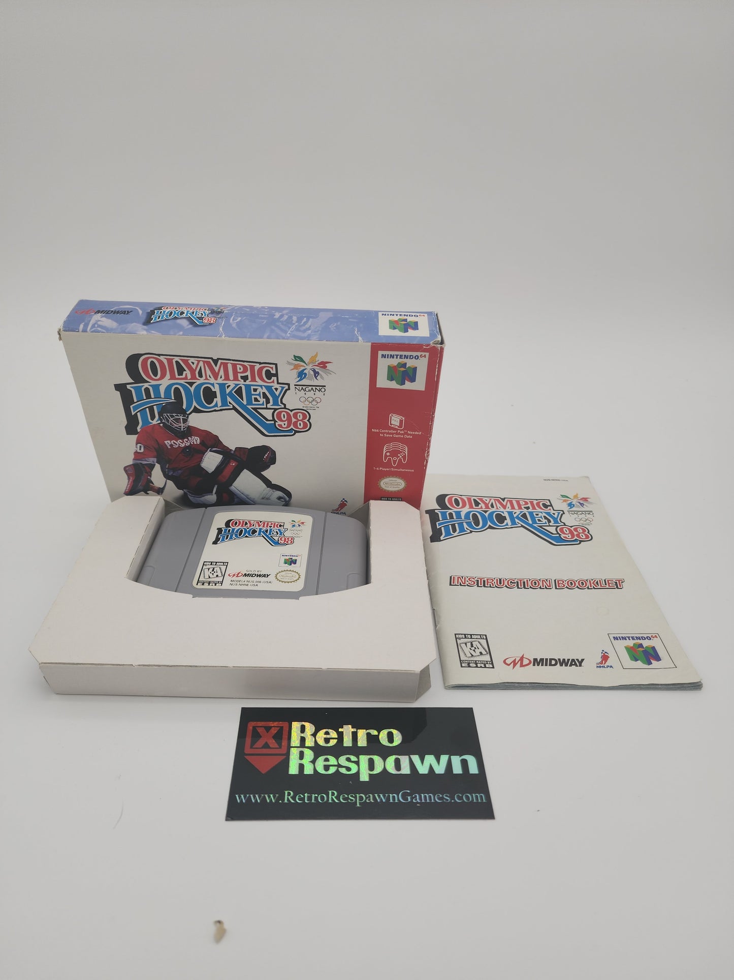 Olympic Hockey 98 - Nintendo 64 (Complete)