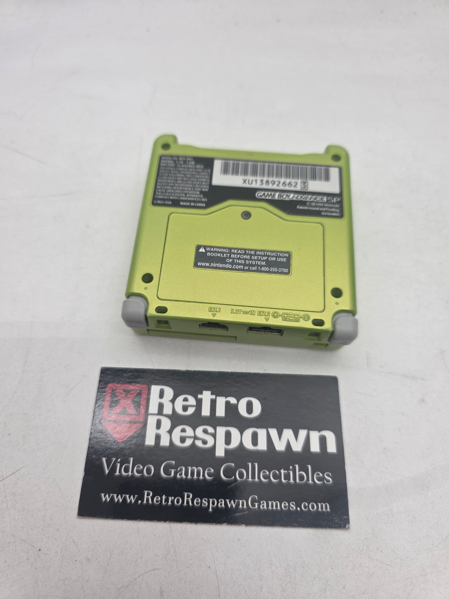 Lime Green Gameboy Advance SP - GameBoy Advance (Console + charger)