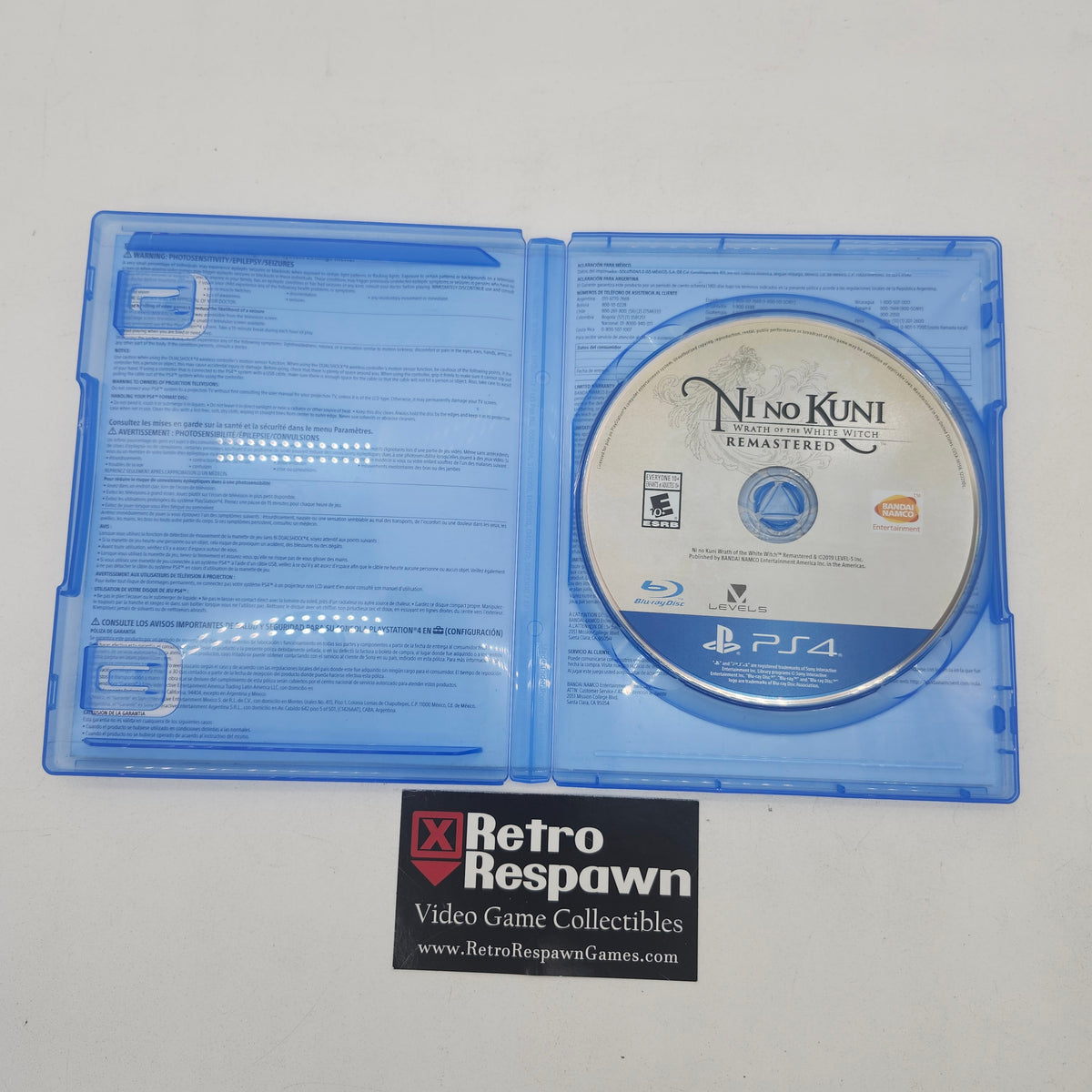 Ni no Kuni: Wrath of the White Witch Remastered - Playstation 4 (Complete)
