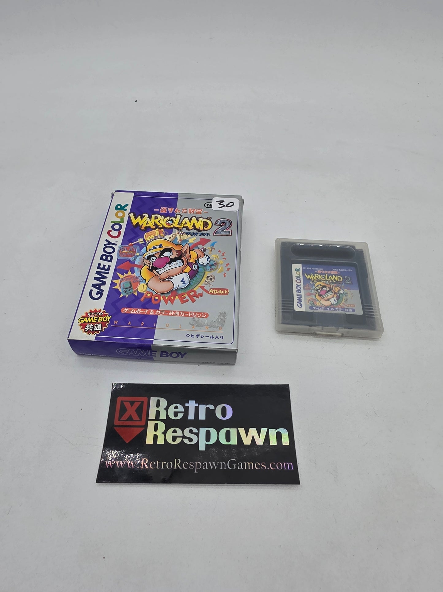 Wario Land II - JP GameBoy Color (Missing Manual)