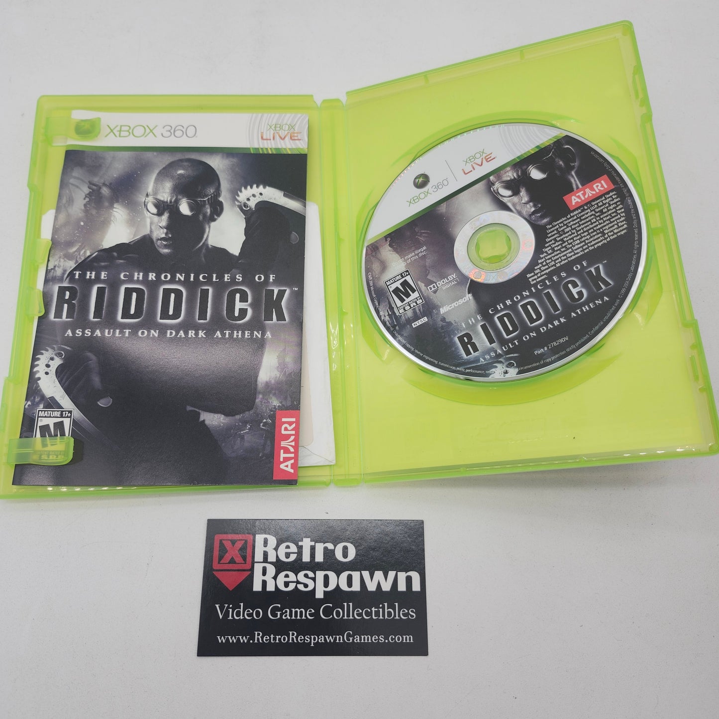 Chronicles of Riddick: Assault on Dark Athena - Xbox 360 (Complete)