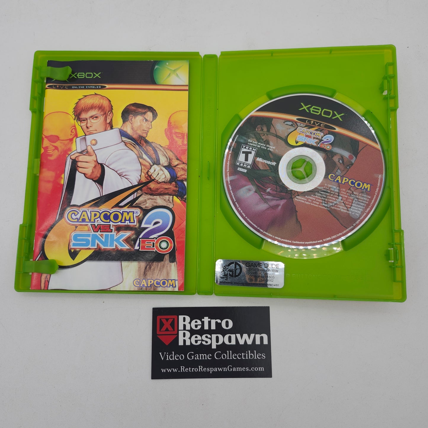 Capcom vs SNK 2 EO - Xbox (Complete)
