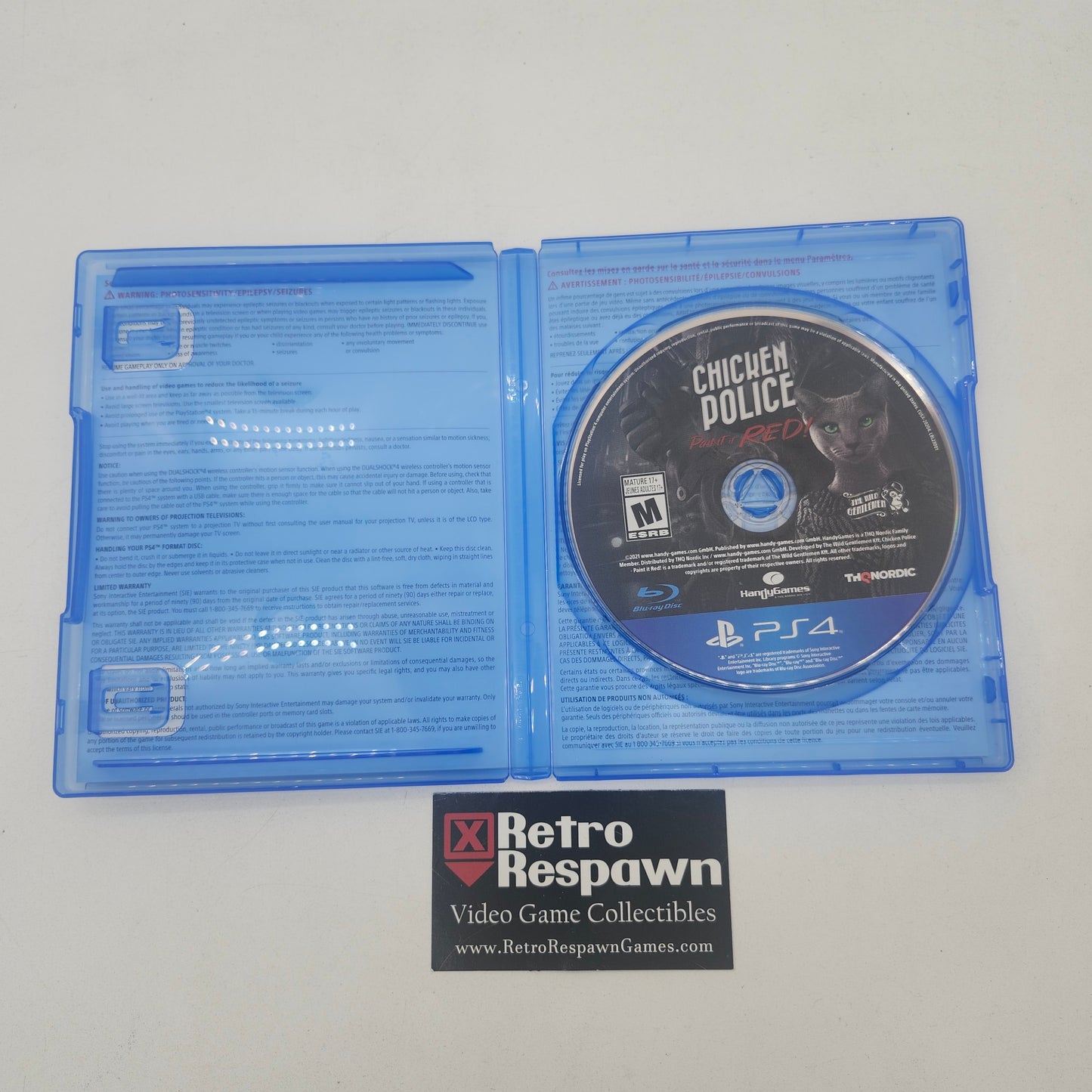 Chicken Police: Paint It Red - Playstation 4 (Complete)