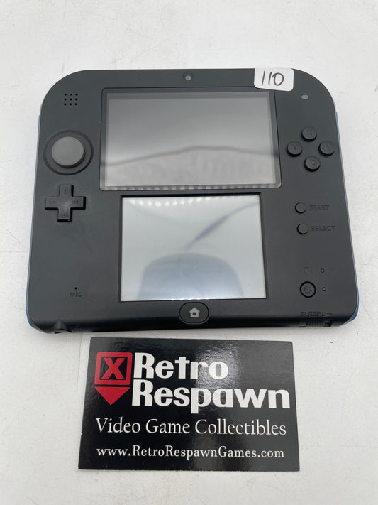 Nintendo 2DS Black and Blue - Nintendo 3DS (Console + Charger)