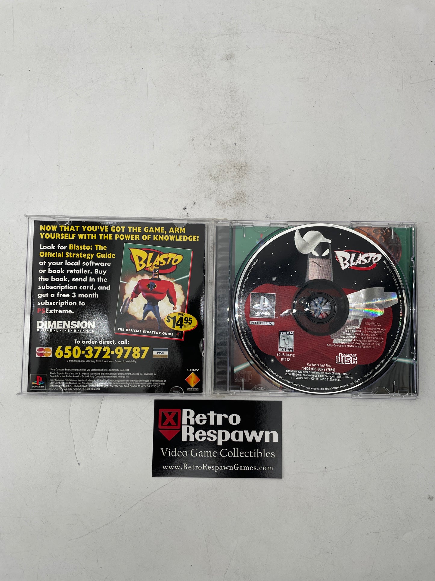 Blasto - Playstation (Missing Manual)