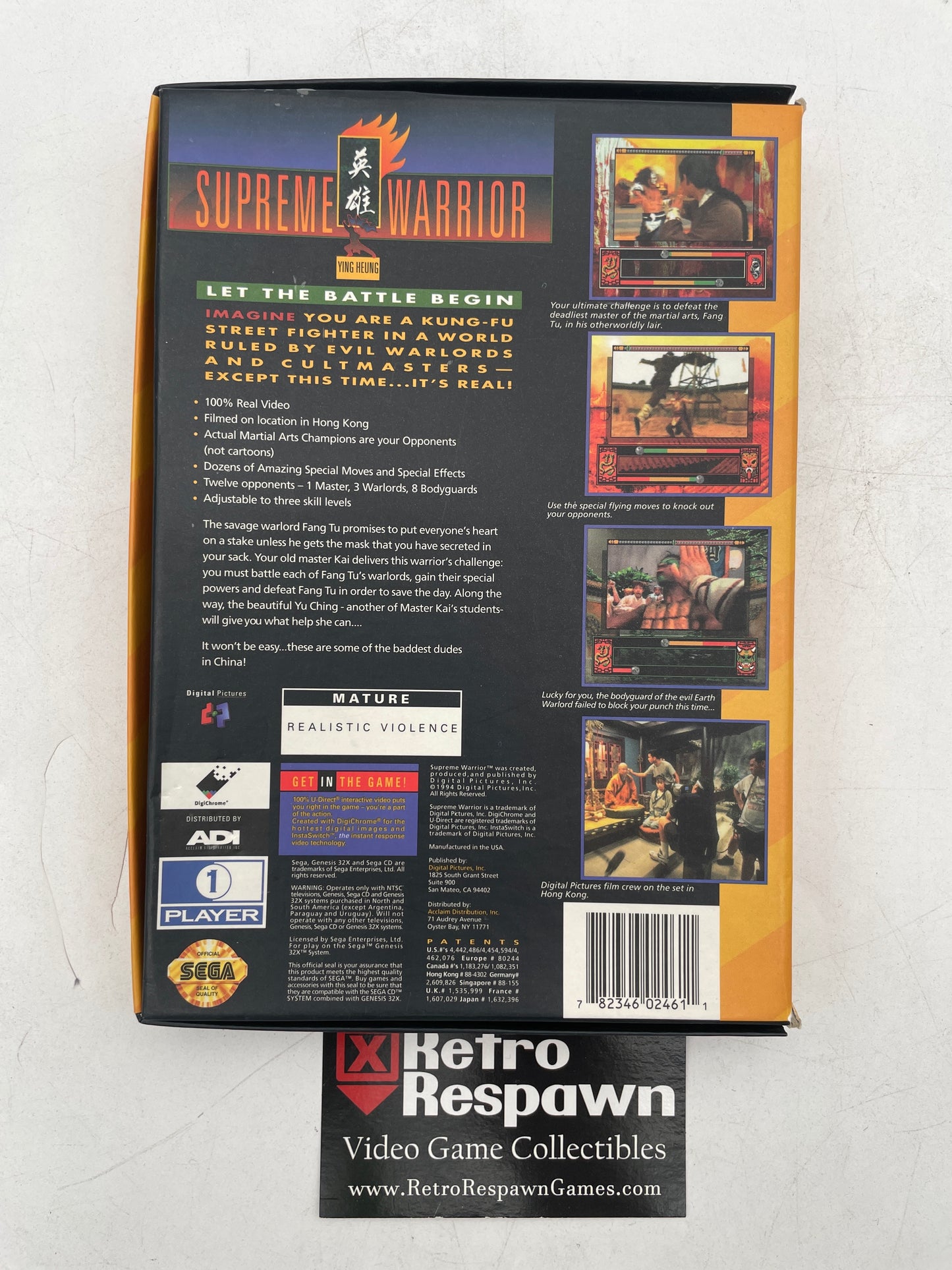 Supreme Warrior - Sega 32X (Complete)