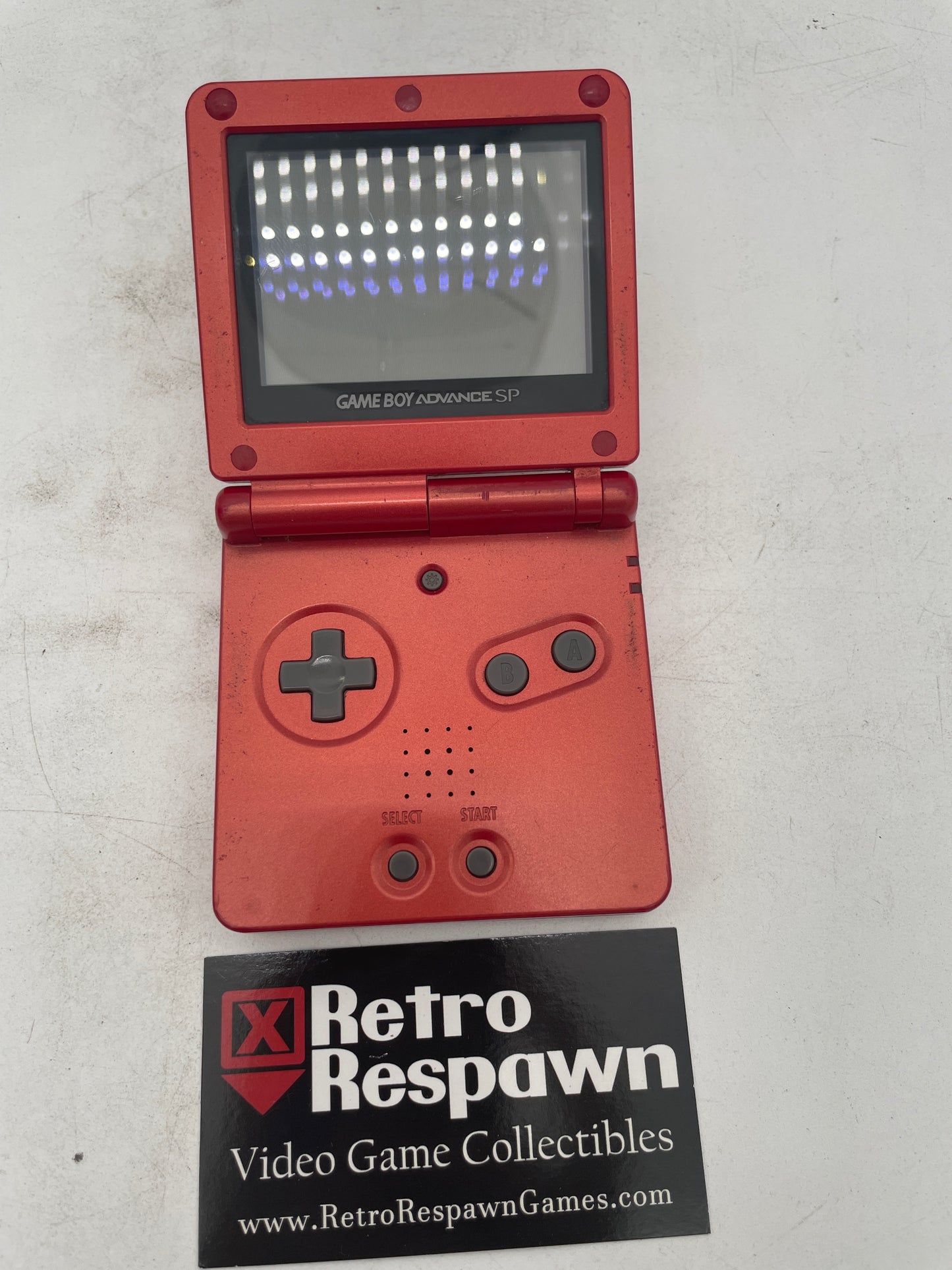 Red Gameboy Advance SP 001 - GameBoy Advance (Console + Charger)