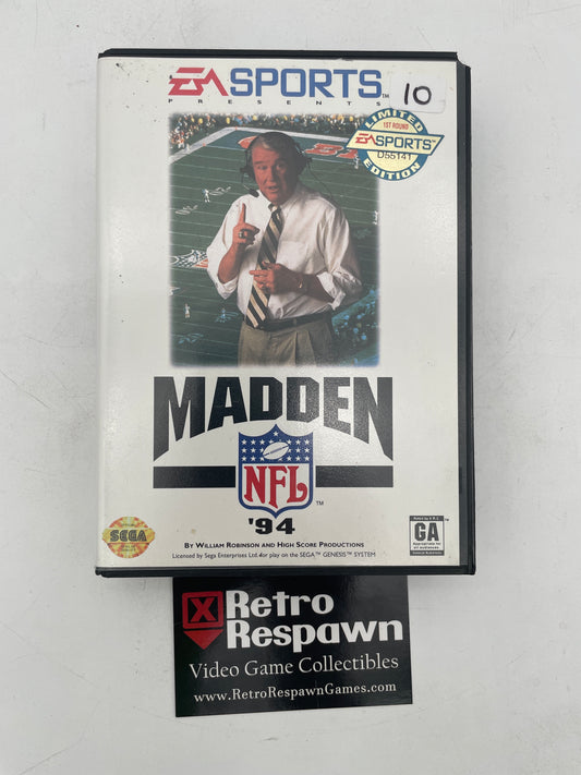 Madden NFL '94 - Sega Genesis (Complete)