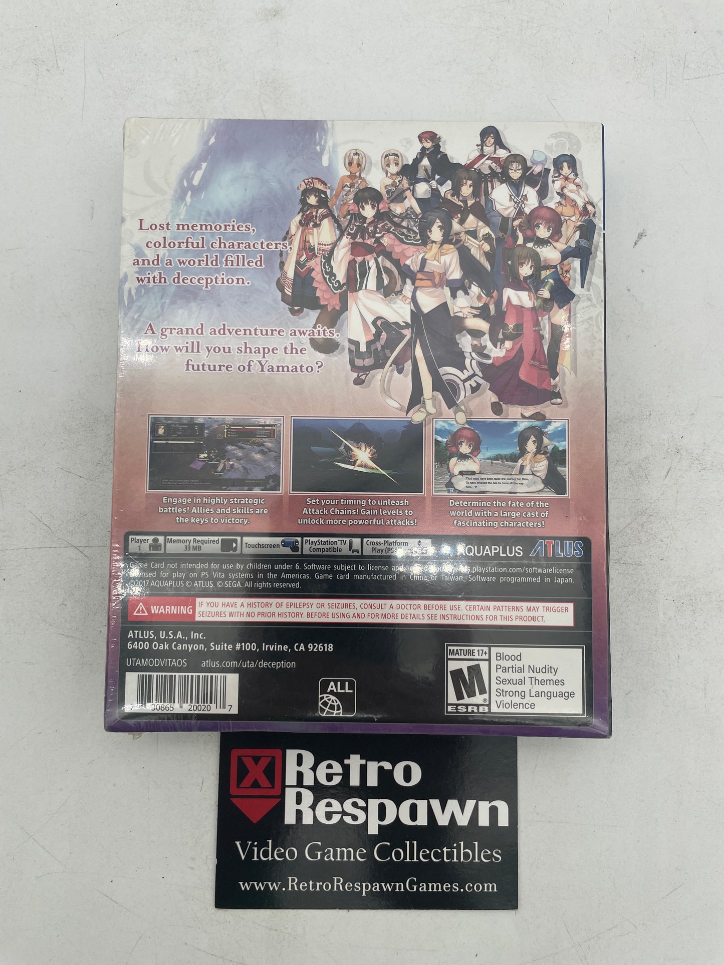 Utawarerumono: Mask of Deception - Playstation Vita (Sealed)