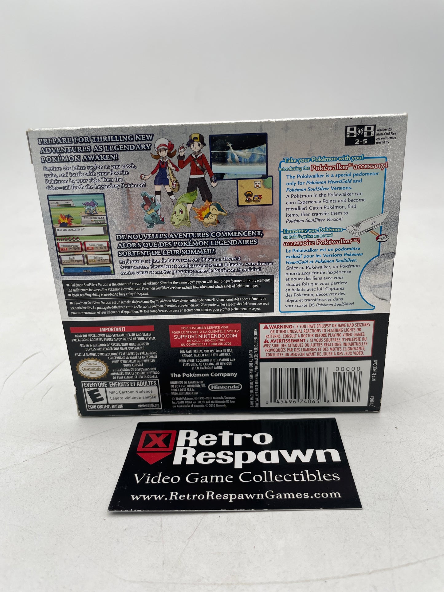 Pokemon Soul Silver Version [Pokewalker] - Nintendo DS (Complete)