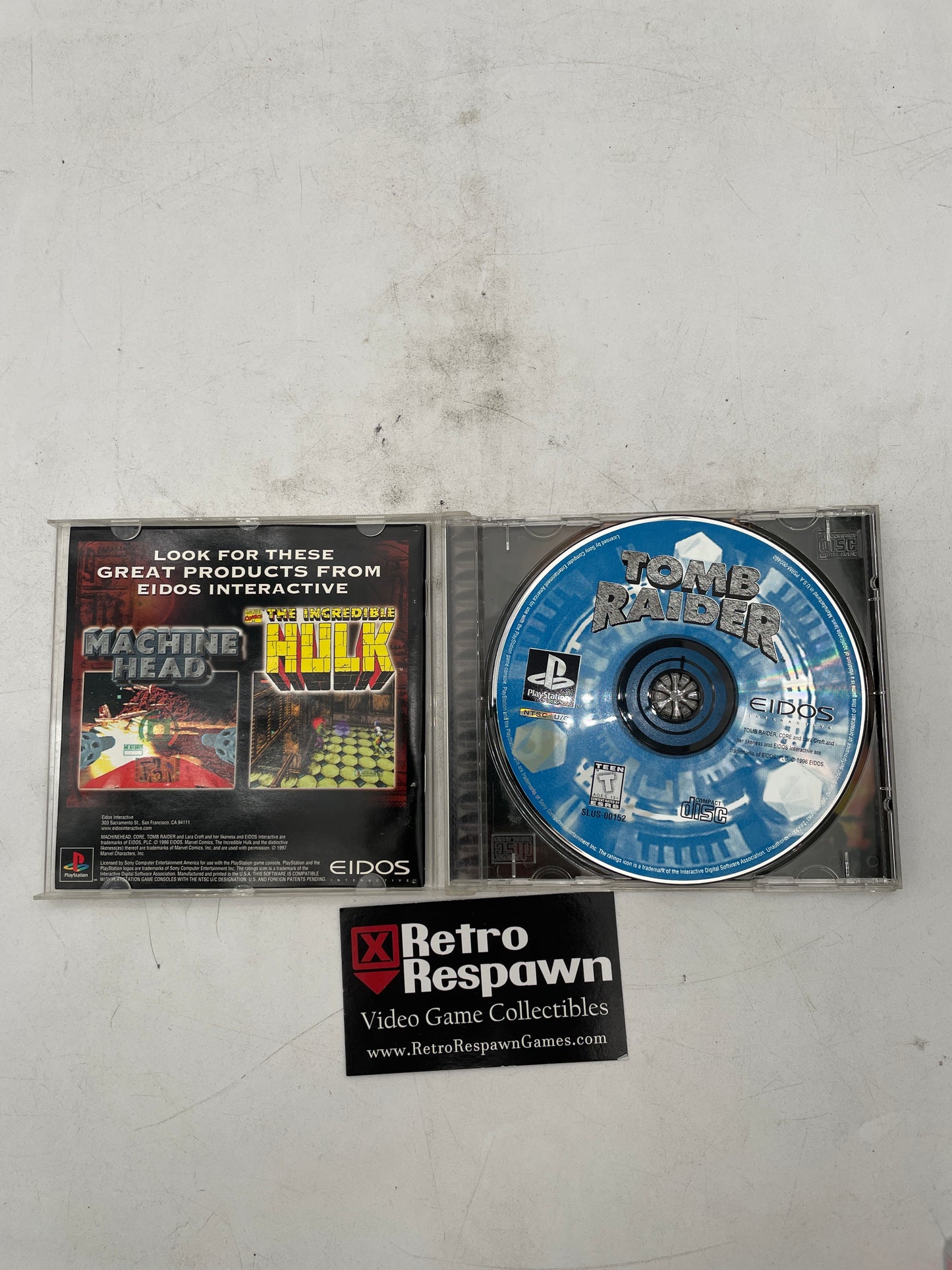 Tomb Raider [Black Label] - Playstation (Complete)