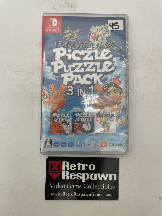 Piczle Puzzle Pack 3 in 1 - JP Nintendo Switch (Sealed)