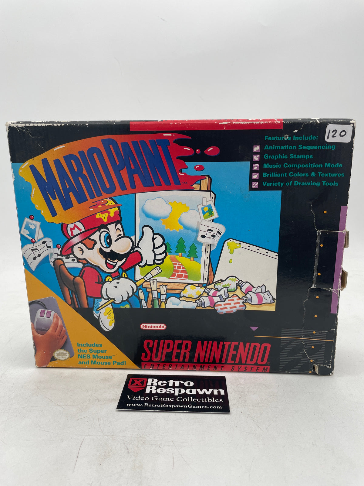 Mario Paint [Mouse Bundle] - Super Nintendo (Complete)