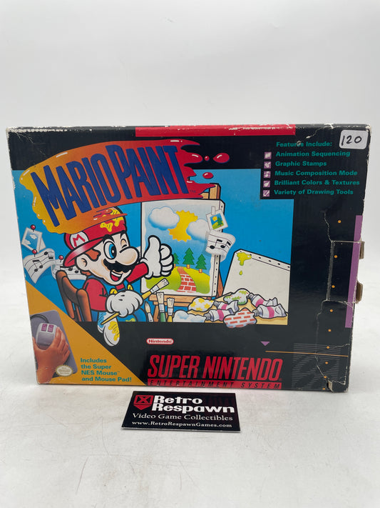 Mario Paint [Mouse Bundle] - Super Nintendo (Complete)