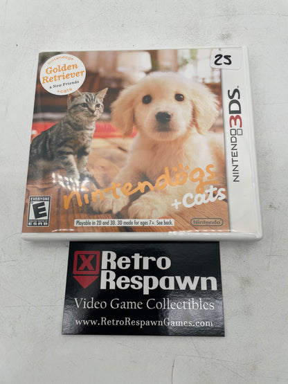 Nintendogs + Cats: Golden Retriever & New Friends - Nintendo 3DS (Complete)