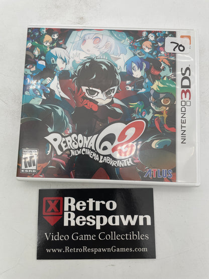Persona Q2: New Cinema Labyrinth - Nintendo 3DS (Complete)