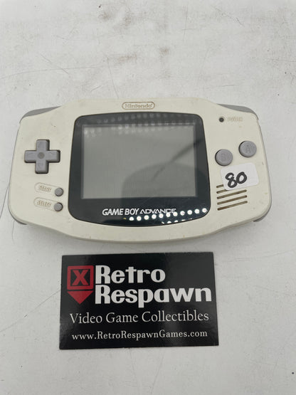 White Gameboy Advance System - GameBoy Advance (Console Only)
