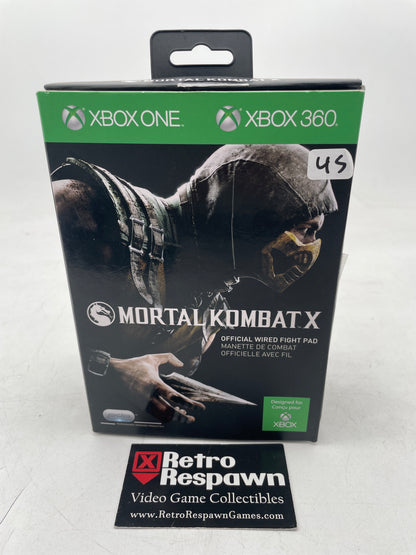 Mortal Kombat X Official Wired Fight Pad - Xbox One Xbox 360 (Complete)