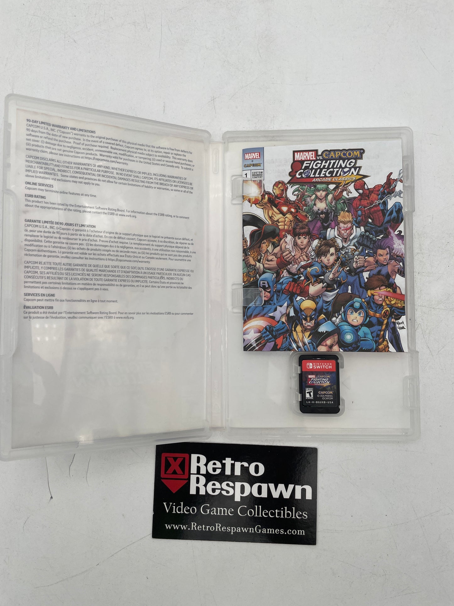Marvel vs. Capcom Fighting Collection Arcade Classics - Nintendo Switch (Complete)