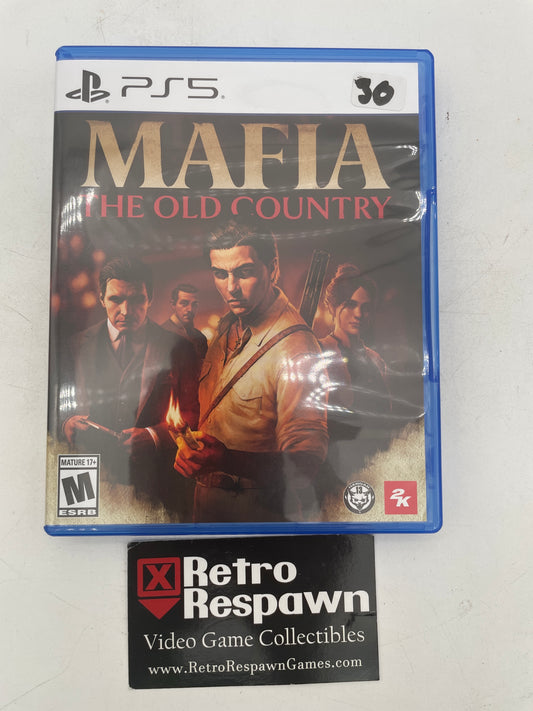 Mafia The Old Country - PlayStation 5 (Complete)