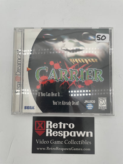 Carrier - Sega Dreamcast (Complete)