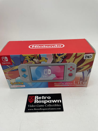 Nintendo Switch Lite [Zacian and Zamazenta Edition] - JP Nintendo Switch (Complete)