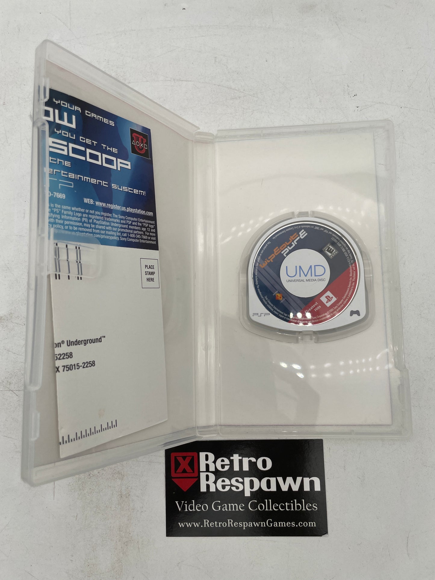 Wipeout Pure [Greatest Hits] - PSP (Missing Manual)
