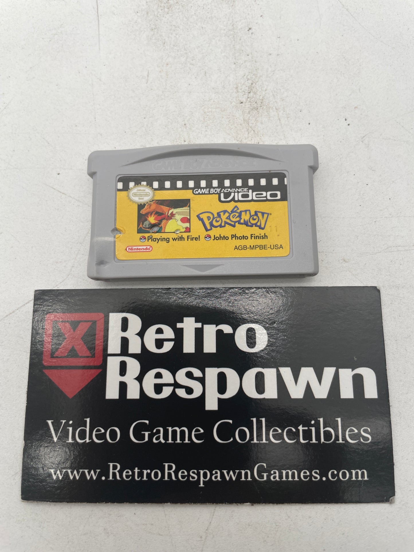 GBA Video Pokemon Johto Photo Finish and Playing with Fire - GameBoy Advance (Game Only)