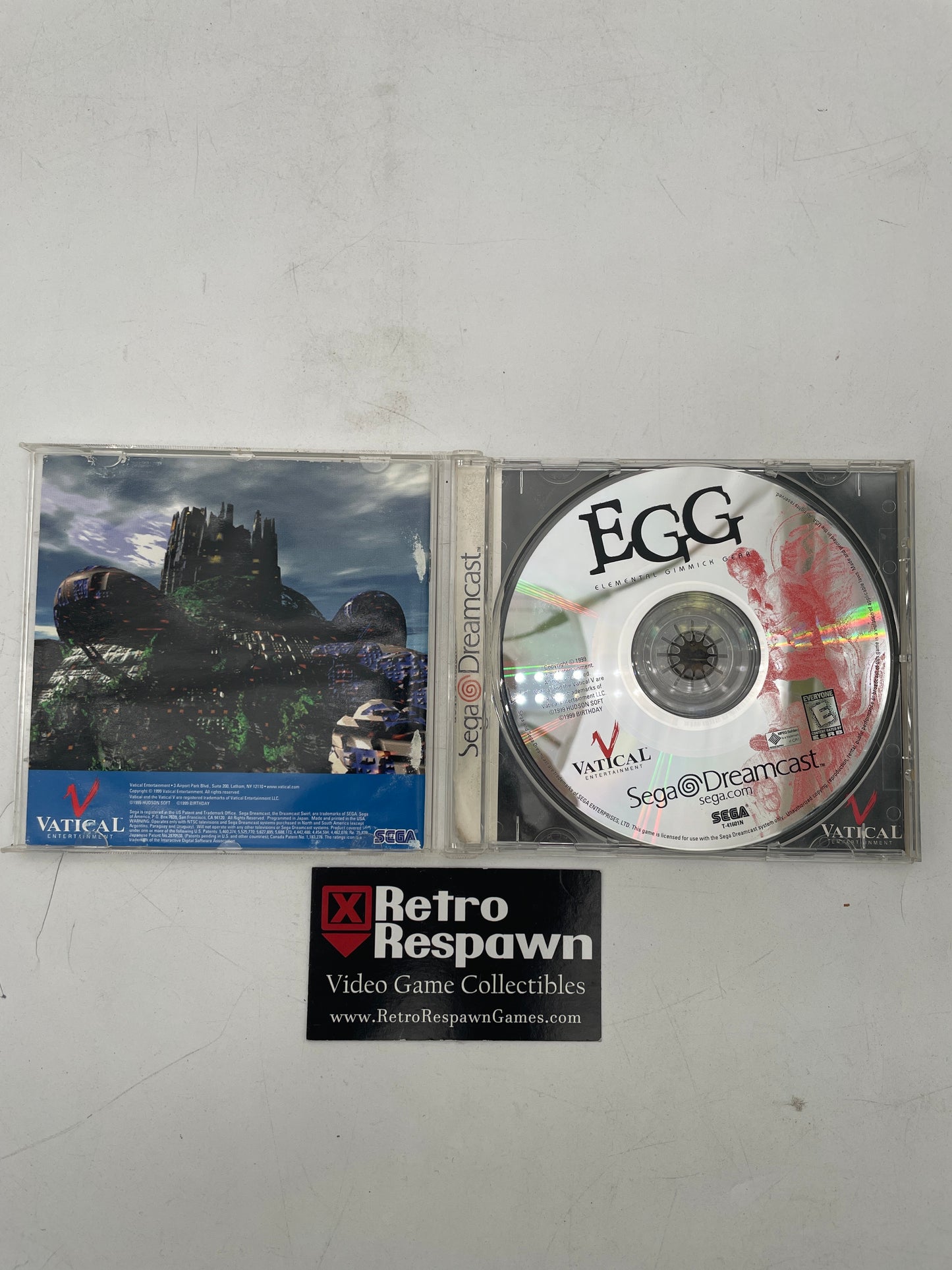 EGG Elemental Gimmick Gear - Sega Dreamcast (Complete)
