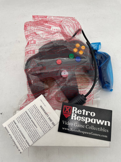 Black Controller - Nintendo 64 (Complete)