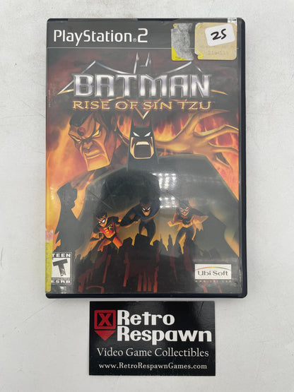 Batman Rise of Sin Tzu - Playstation 2 (Complete)