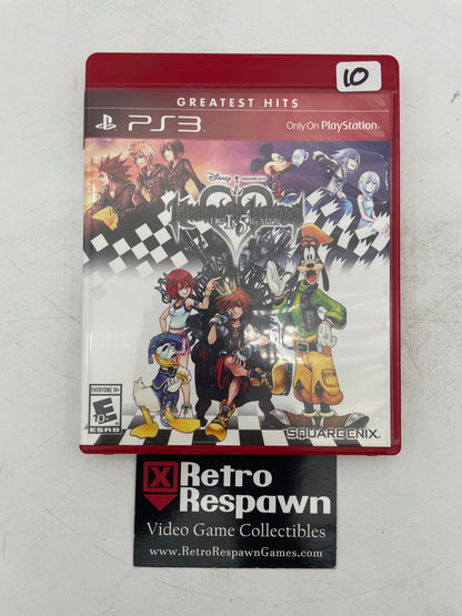 Kingdom Hearts HD 1.5 Remix [Greatest Hits] - Playstation 3 (Complete)