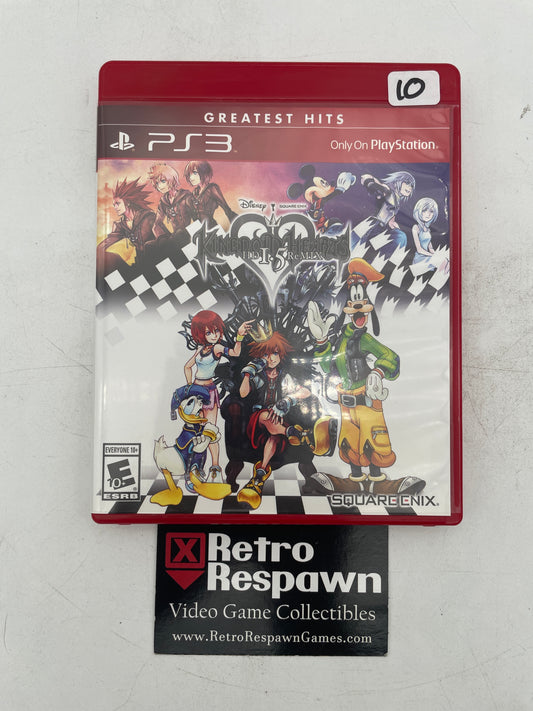 Kingdom Hearts HD 1.5 Remix [Greatest Hits] - Playstation 3 (Complete)