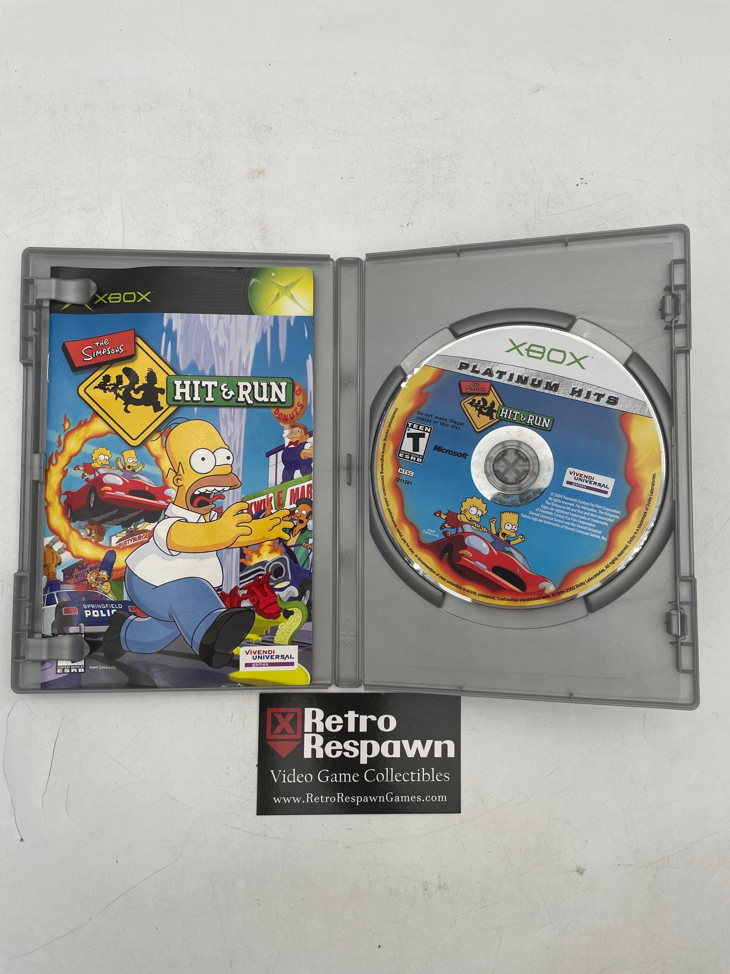 The Simpsons Hit and Run [Platinum Hits] - Xbox (Complete)