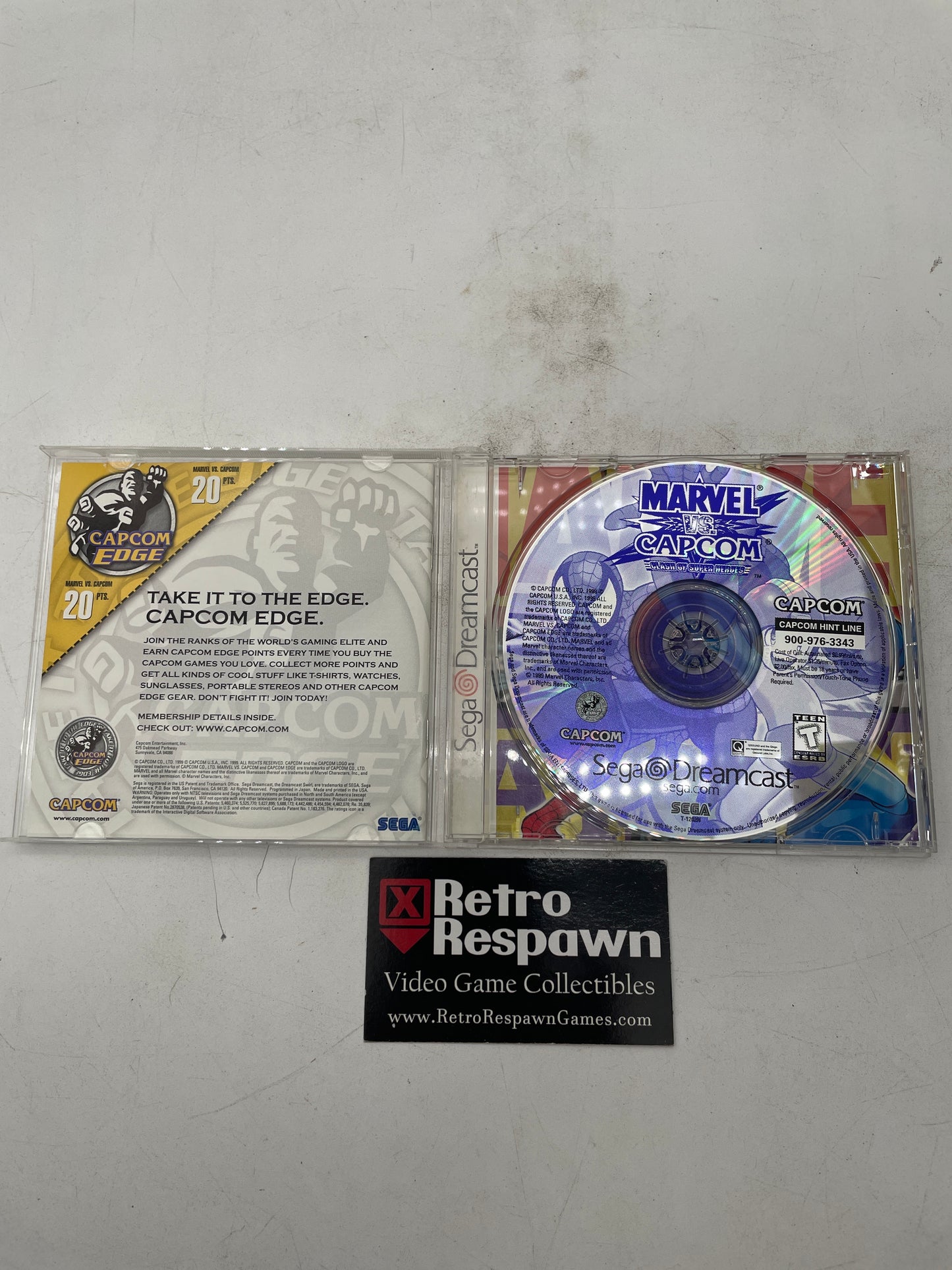 Marvel vs Capcom - Sega Dreamcast (Complete)