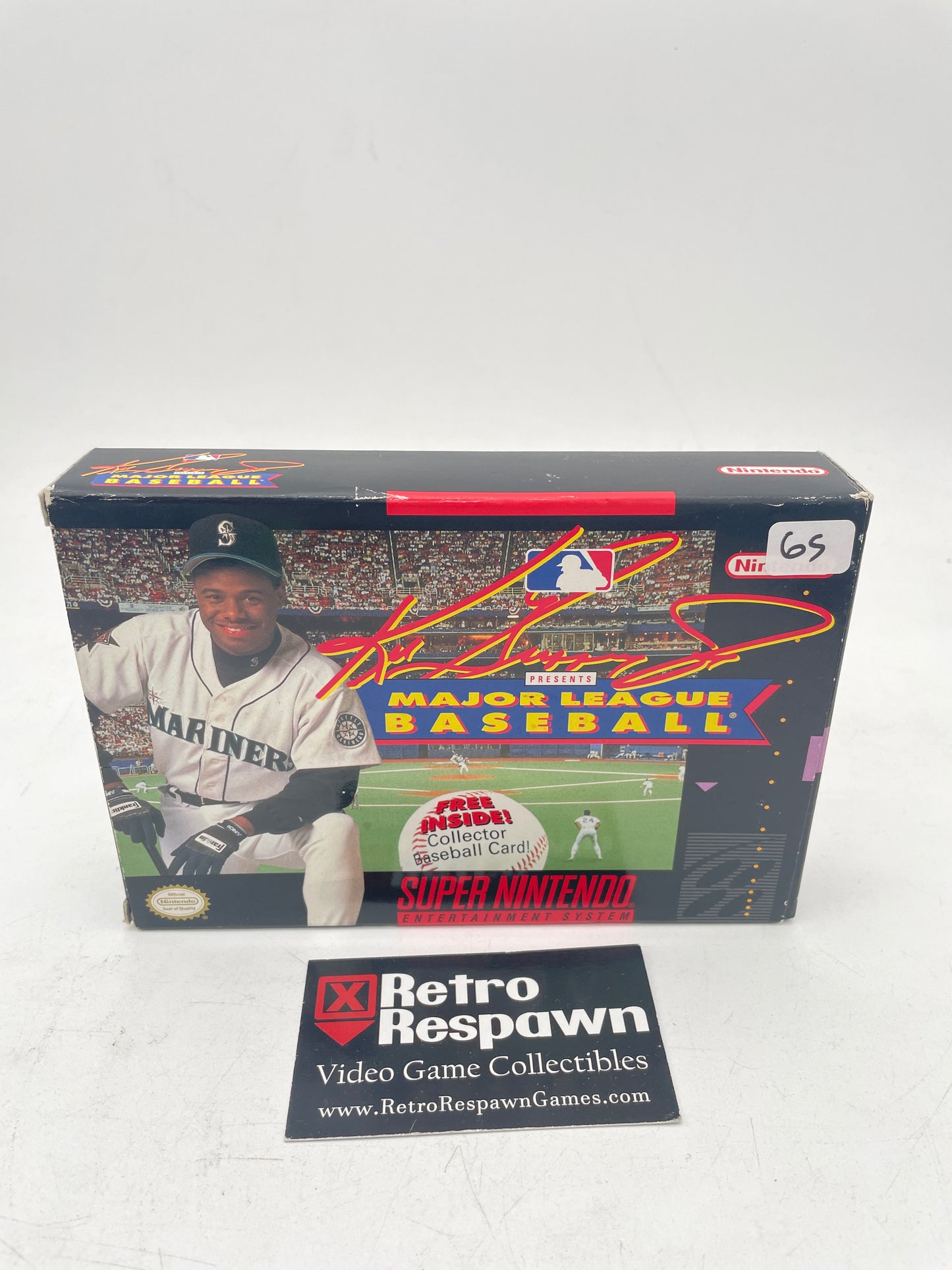 Ken Griffey Jr Major League Baseball - Super Nintendo (Complete)