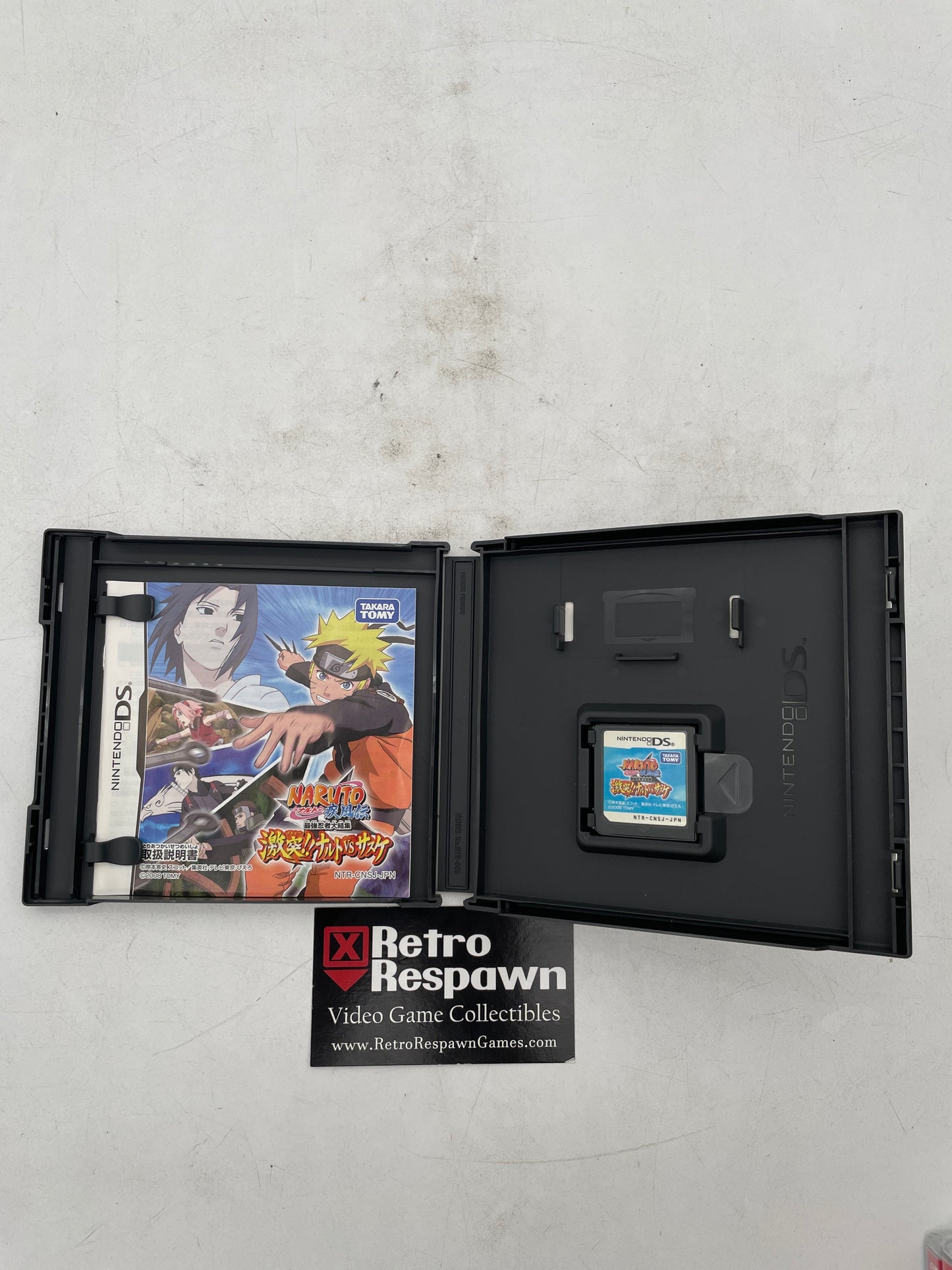 Naruto Shippuden: Naruto vs Sasuke - JP Nintendo DS (Complete)