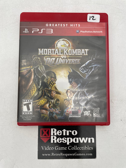Mortal Kombat vs. DC Universe [Greatest Hits] - Playstation 3 (Complete)