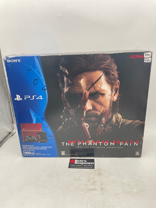 Playstation 4 500GB [Limited Edition Metal Gear Solid V The Phantom Pain] - JP Playstation 4 (Complete/No Game)