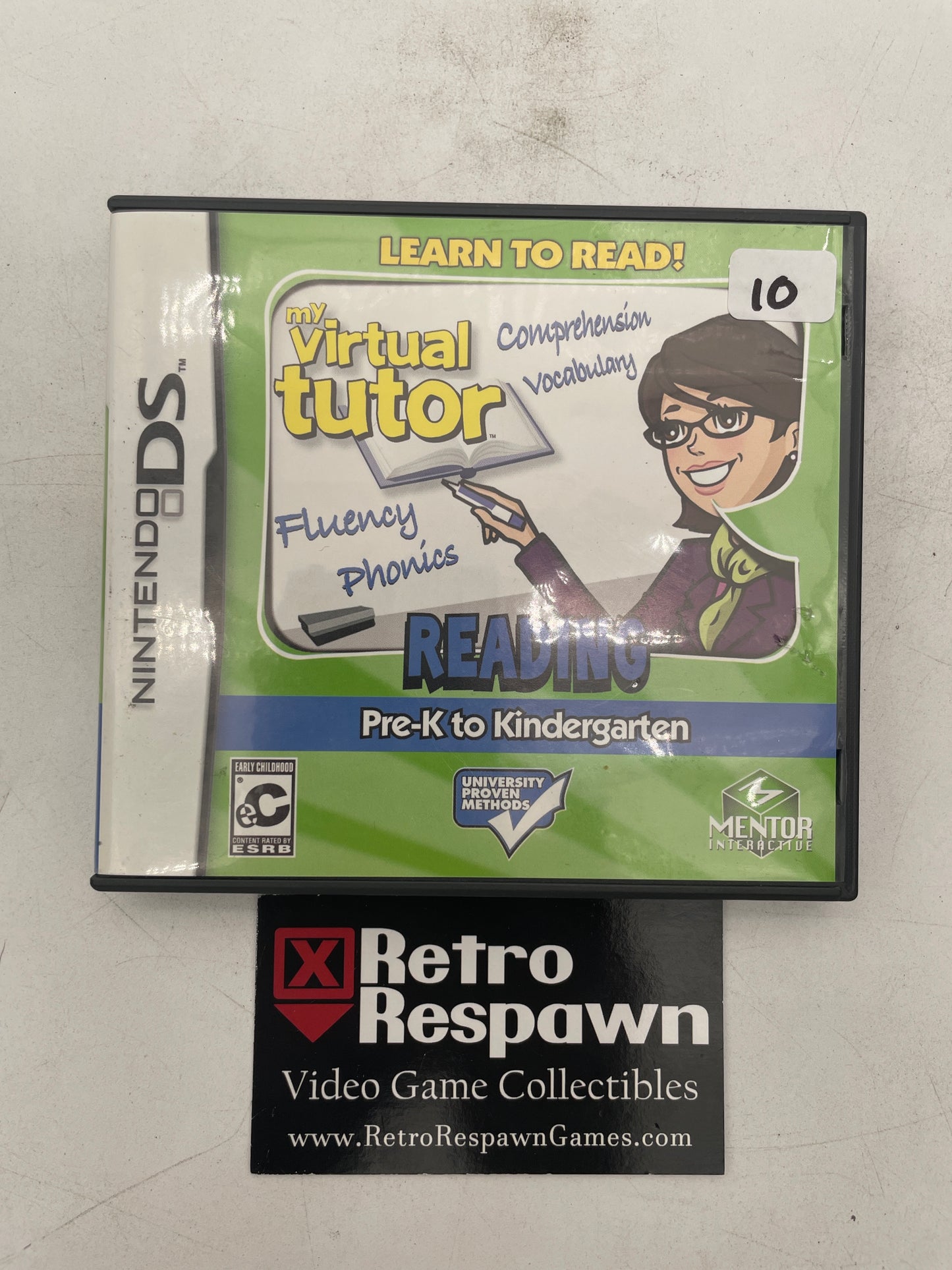 My Virtual Tutor Reading Adventure: Pre-K to Kindergarten - Nintendo DS (Complete)