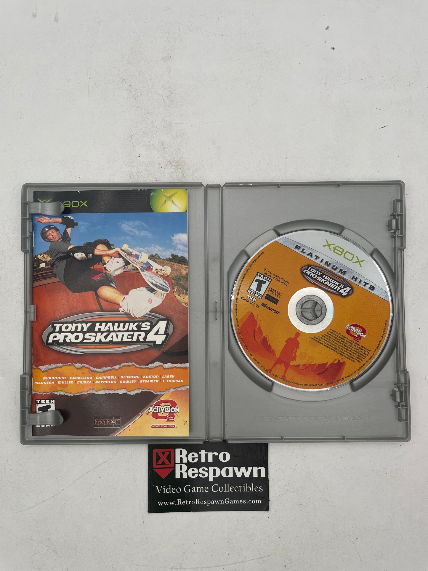 Tony Hawk 4 [Platinum Hits] - Xbox (Complete)