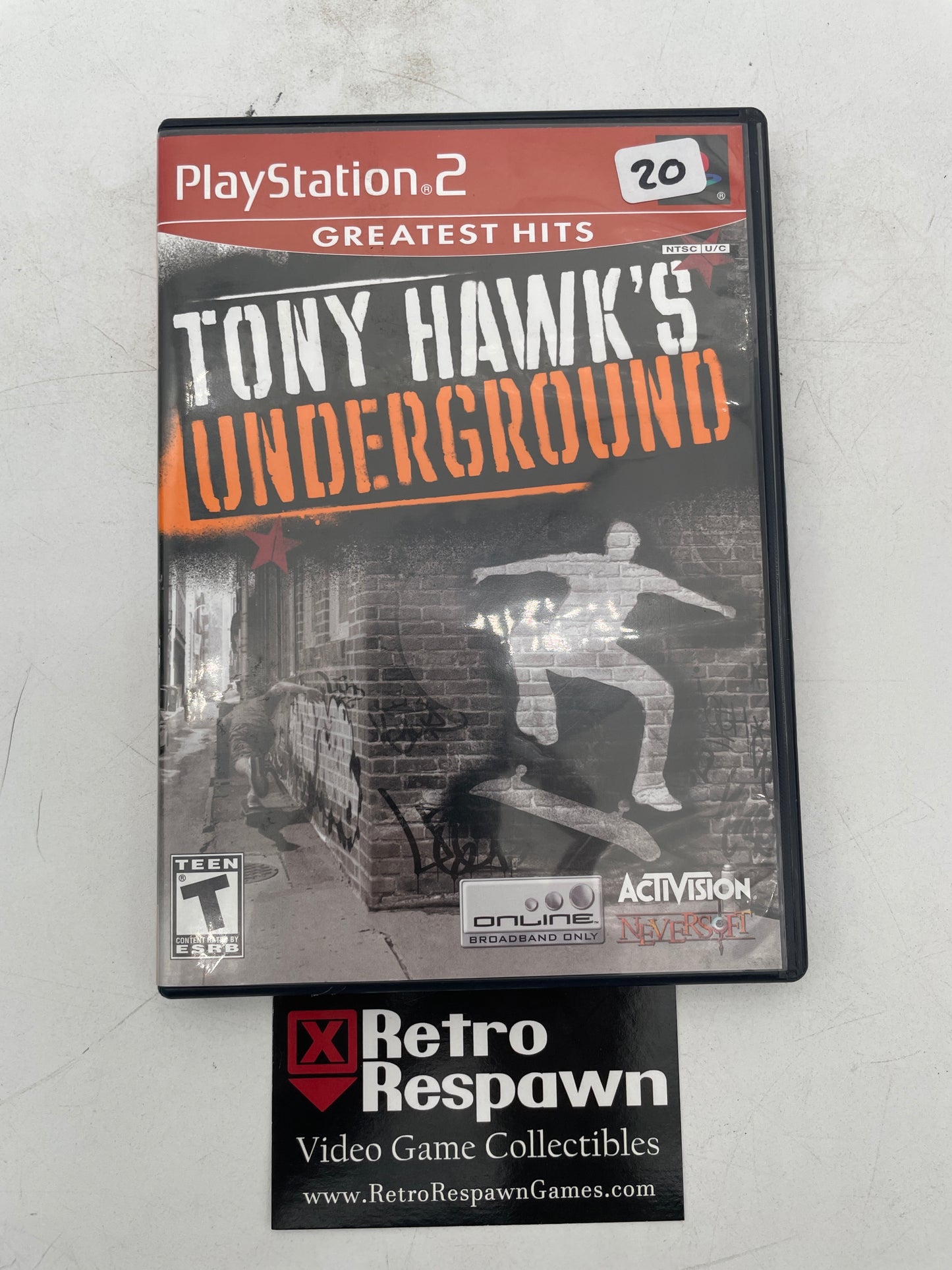 Tony Hawk Underground [Greatest Hits] - Playstation 2 (Complete)