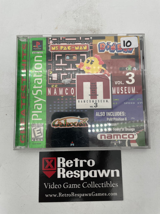Namco Museum Volume 3 [Greatest Hits] - Playstation (Complete)